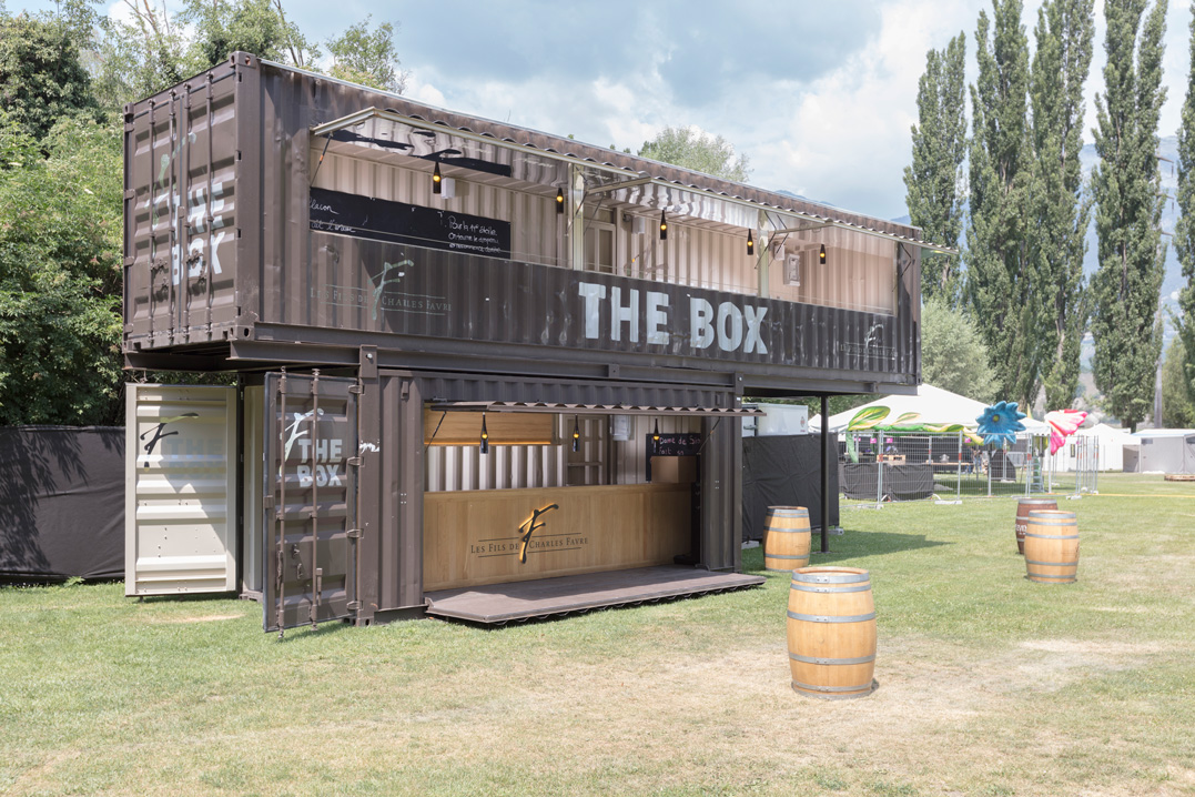 the box, mobile vinothek