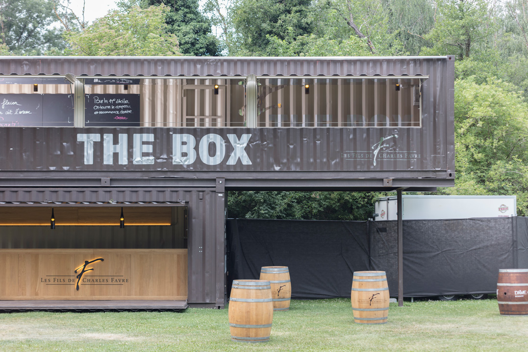 the box, mobile wine bar