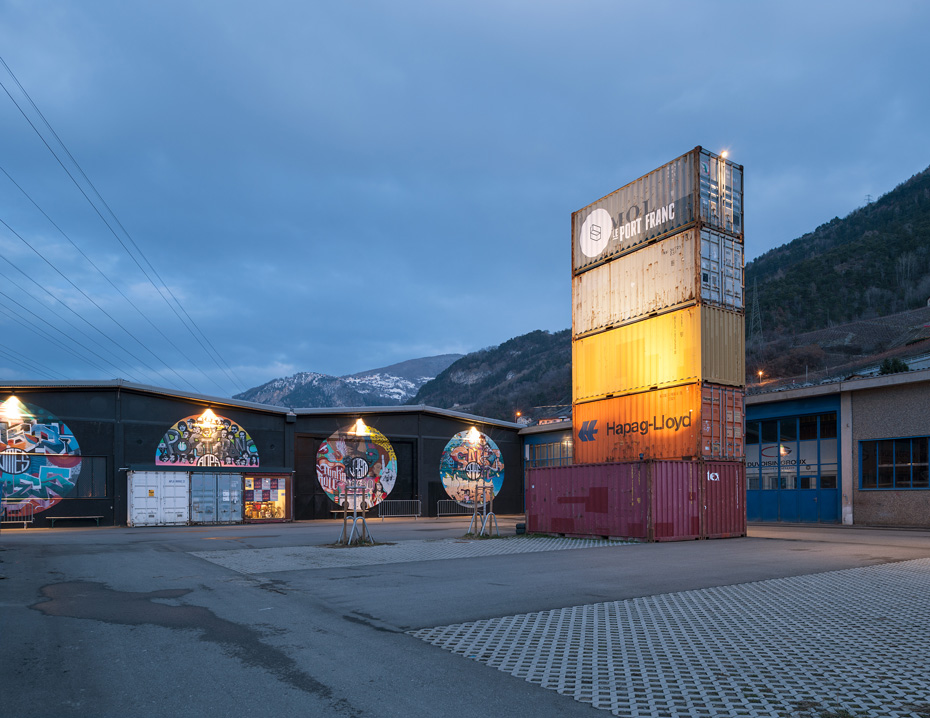 le port franc, salle de concert, sion