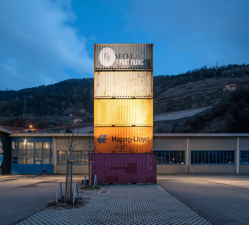 le port franc, salle de concert, sion