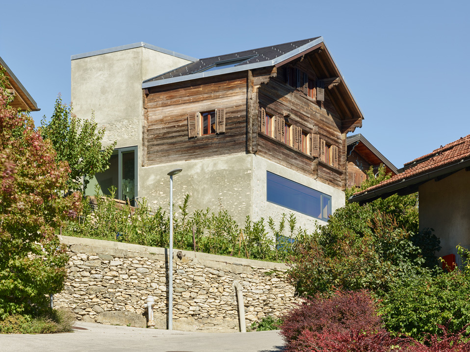 reynard/rossi-udry house, ormône, conversion