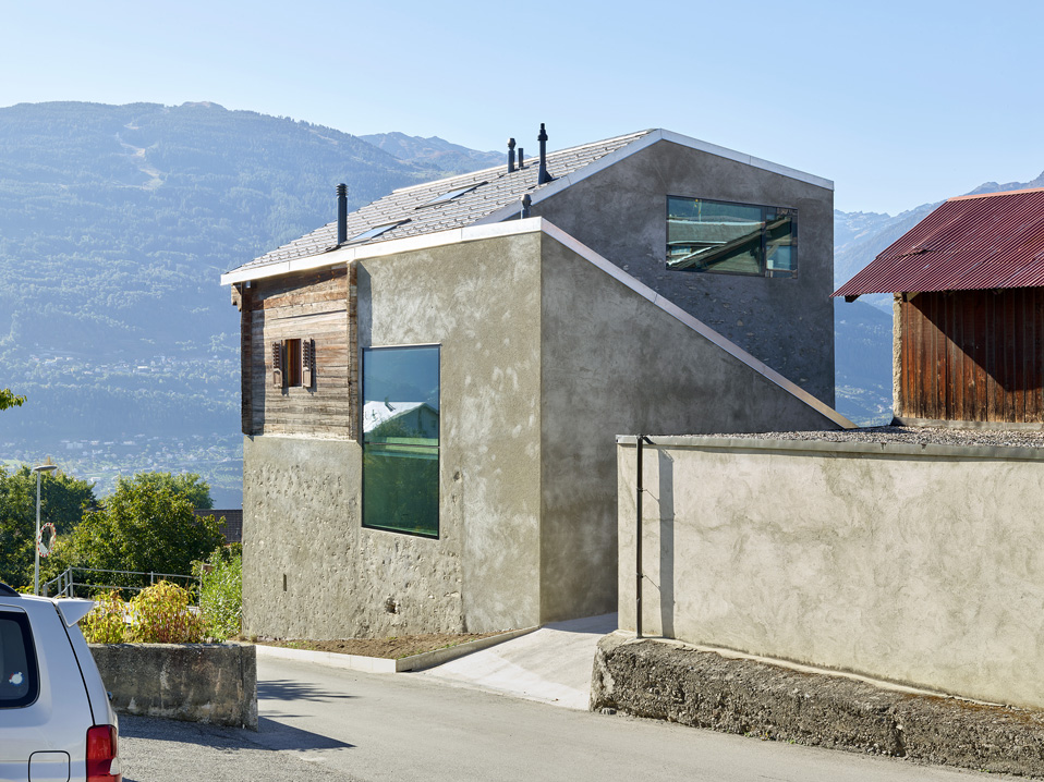 reynard/rossi-udry house, ormône, conversion