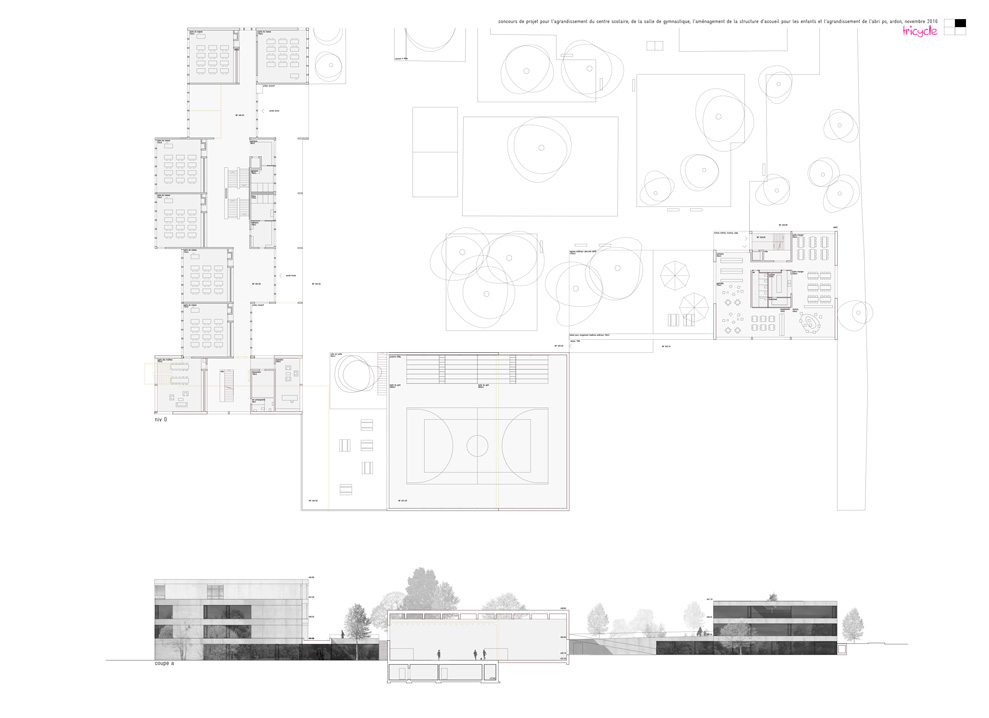 concours de projets pour l’agrandissement du centre scolaire et de la salle de gymnastique d’ardon