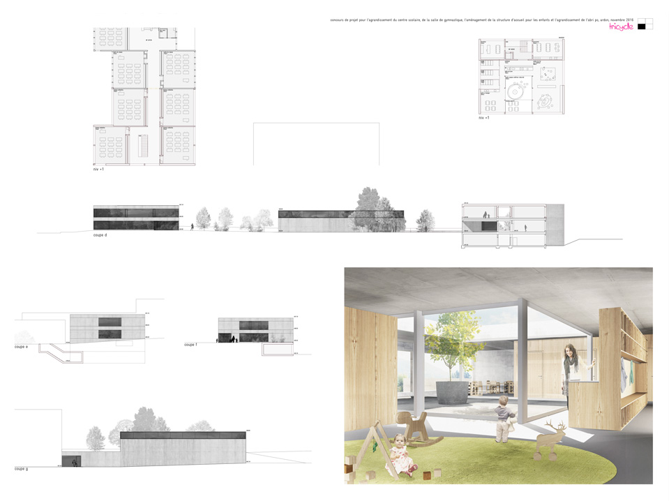 concours de projets pour l’agrandissement du centre scolaire et de la salle de gymnastique d’ardon