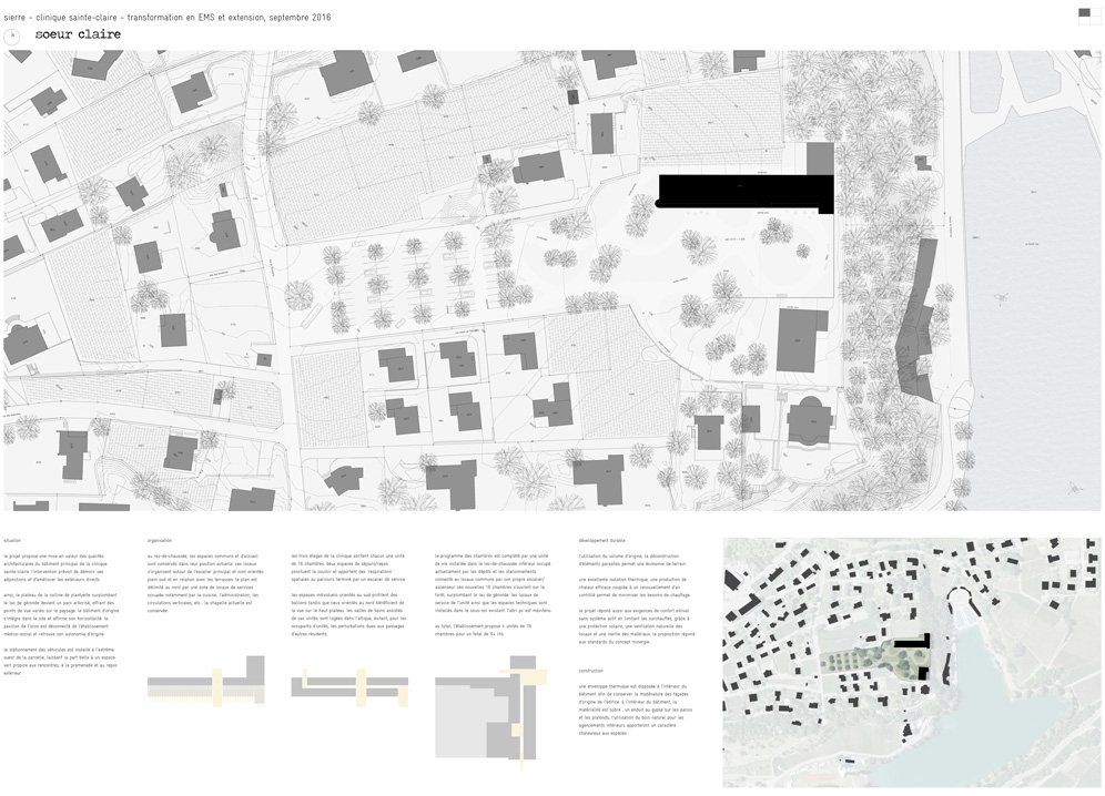 transformation et extension clinique ste-claire de sierre, concours