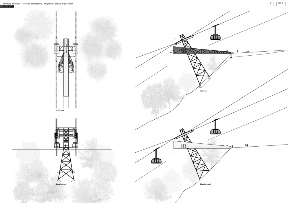 architektenwettbewerb - seilbahn chalais-briey-vercorin