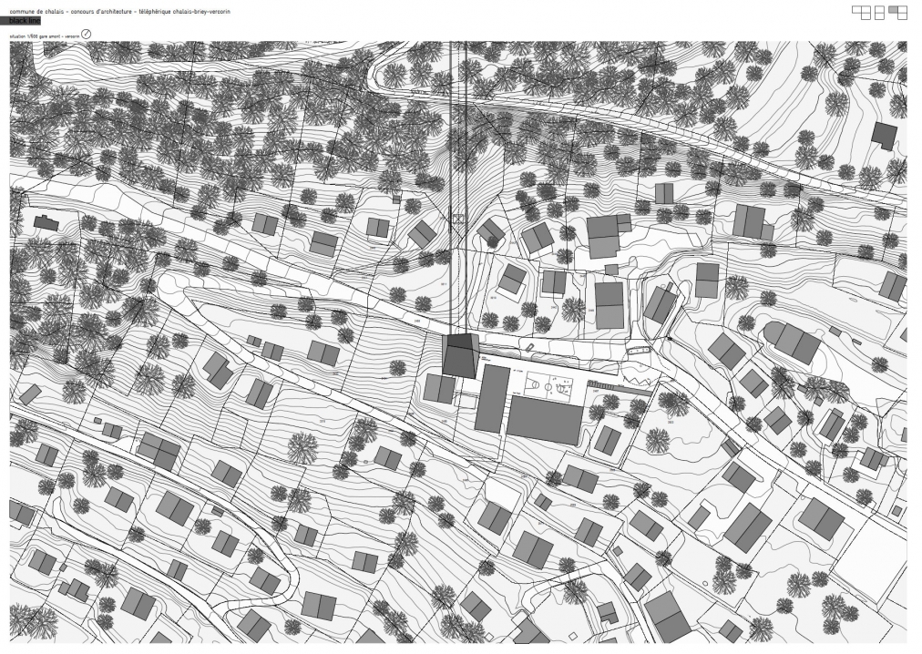 construction des gares aval, intermédiaire et amont du téléphérique chalais – briey – vercorin.