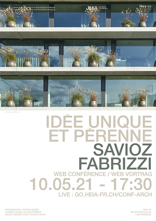 conférence idée unique et pérenne - saviozfabrizzi, web conférence, fribourg, 10.05.21