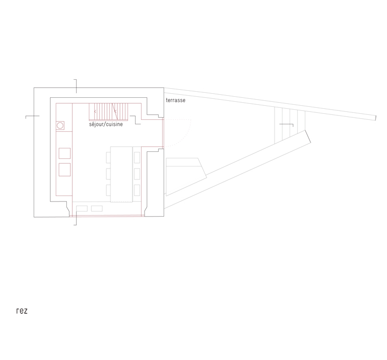 maison boisset, le biolley, transformation