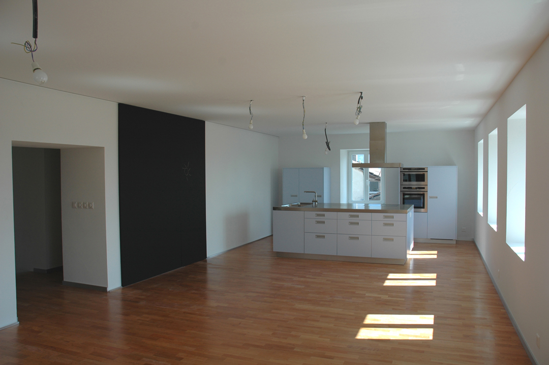 appartement buchard, leytron, transformation