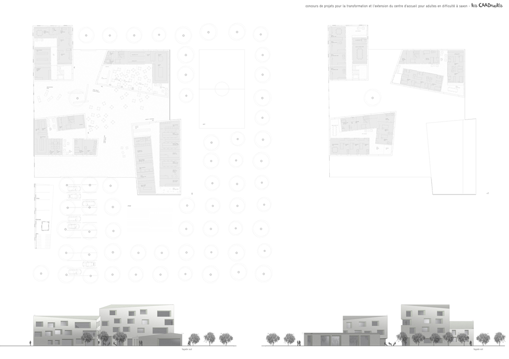 residential psychiatric unit for adults, saxon, competition, 3rd place