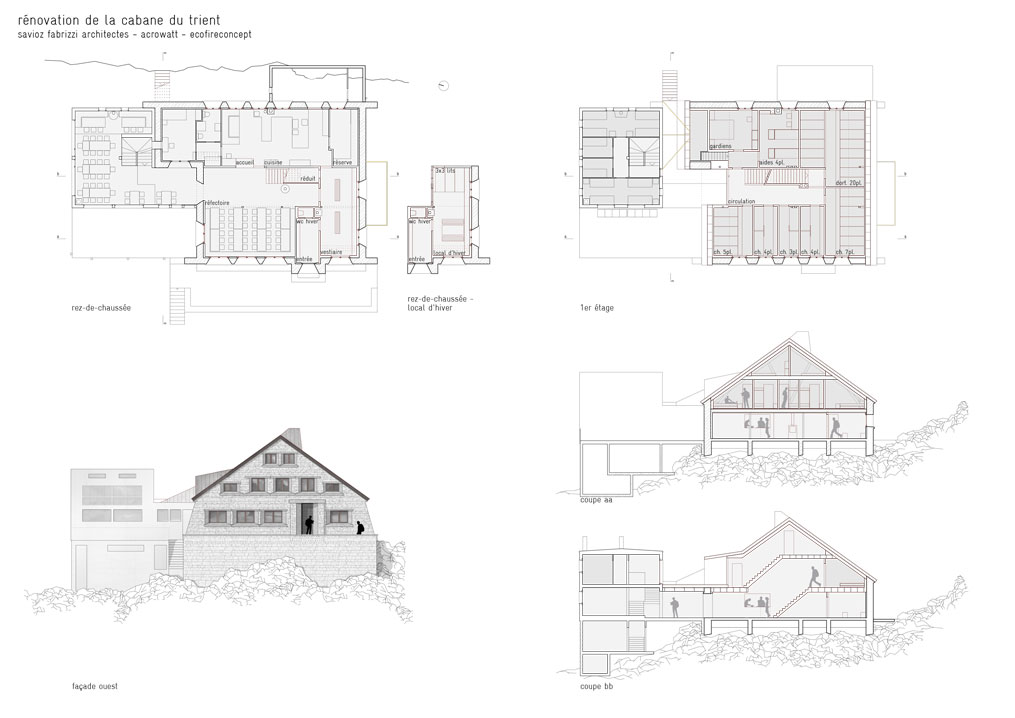 rénovation de la cabane de trient