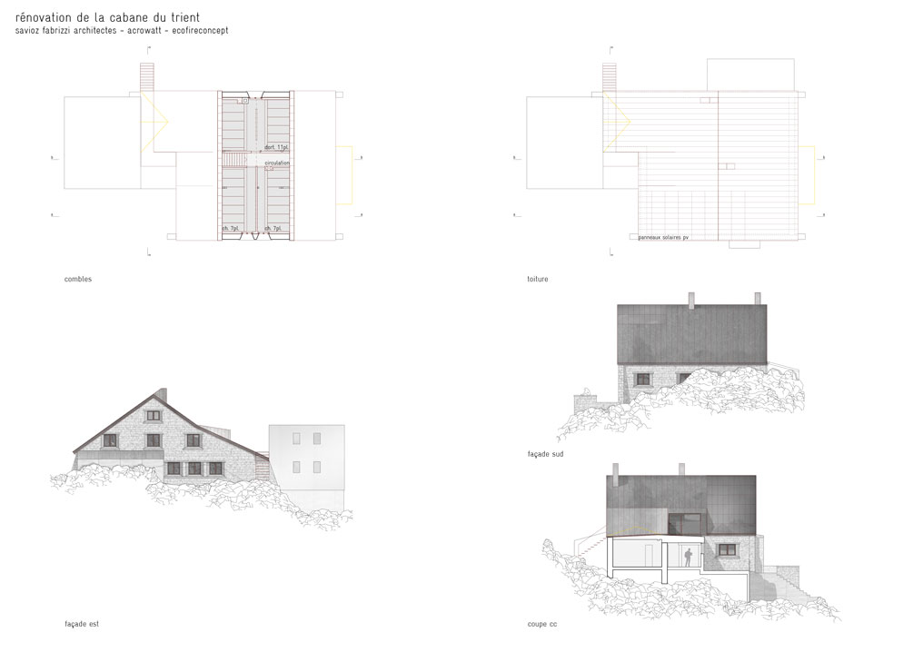 rénovation de la cabane de trient