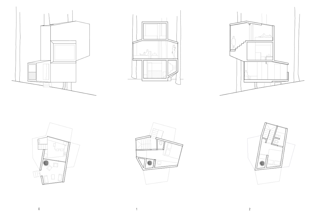 cabane dans les arbres, nestwood, nax