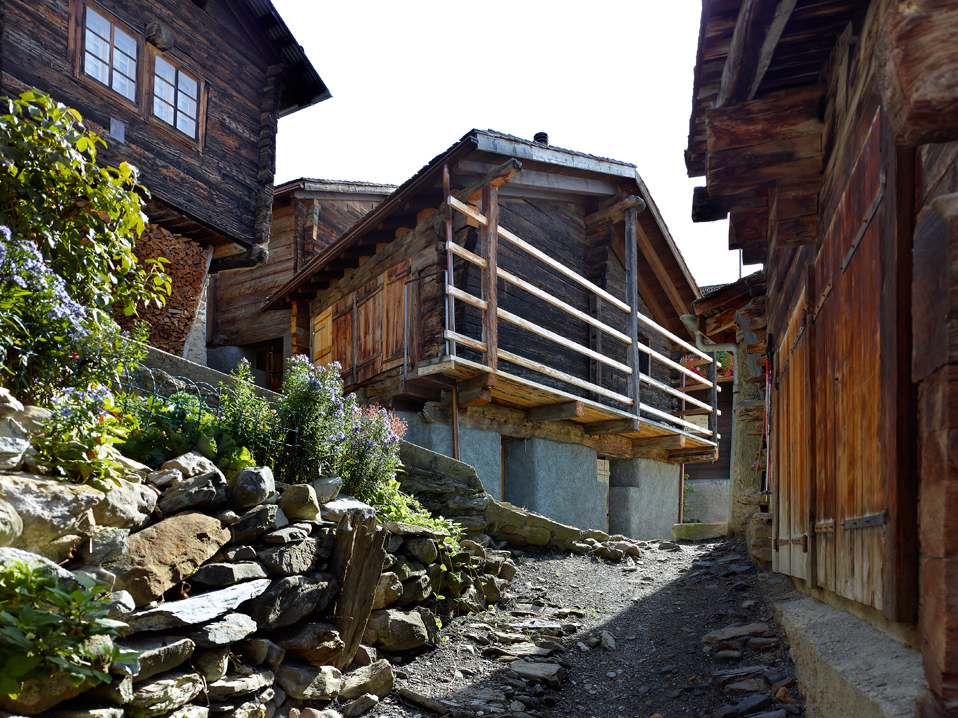 maison cambolin, albinen, transformation