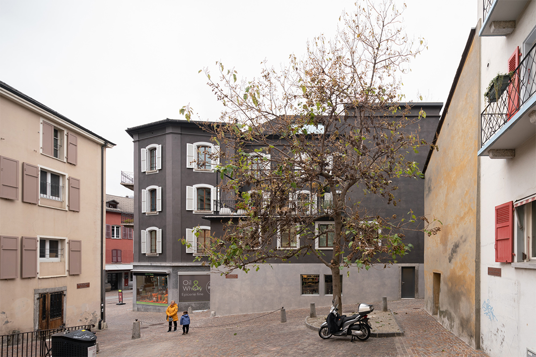 transformation immeuble grand-pont 32, sion