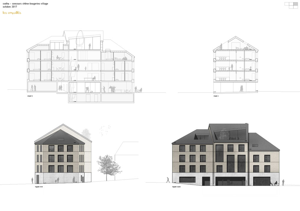 réalisation d’un immeuble à chêne-bougeries, concours