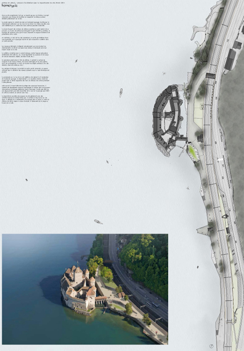 alterations to the chillon castle site, competition entry