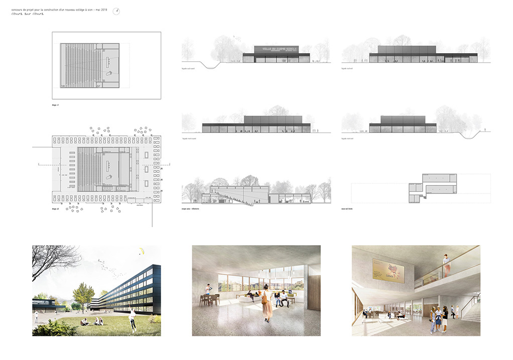 nouveau collège, sion- concours