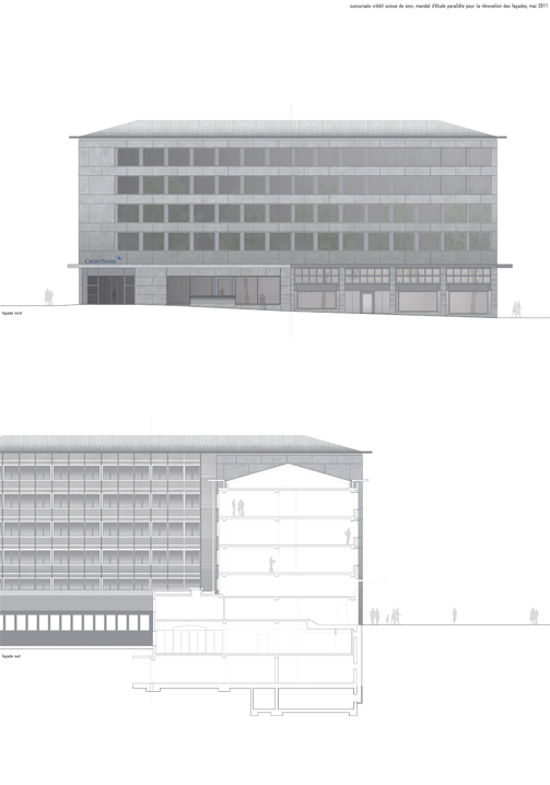 crédit suisse facade, sion, conversion, competition entry