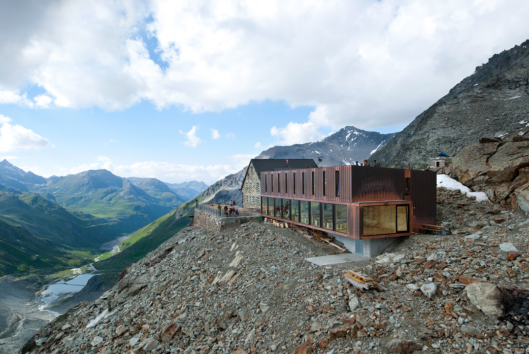 direction des travaux, cabane de moiry, grimentz, transformation