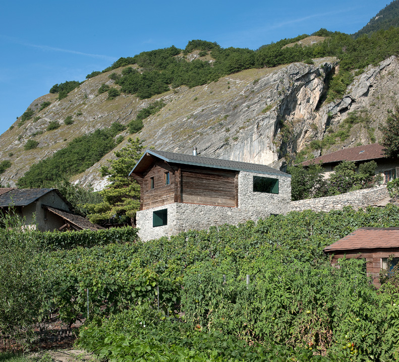 maison germanier, vétroz, transformation