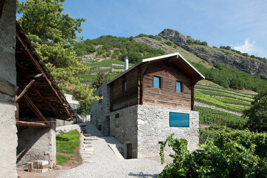 maison germanier, vétroz, transformation