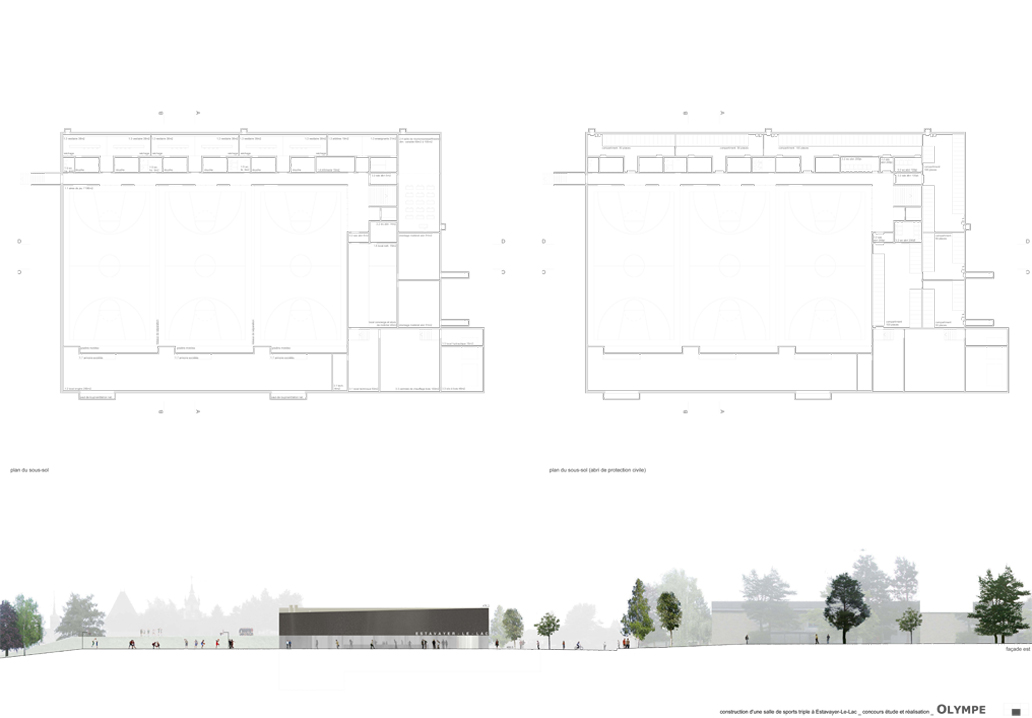 dreifach-turnhalle, estavayer-le-lac, wettbewerb