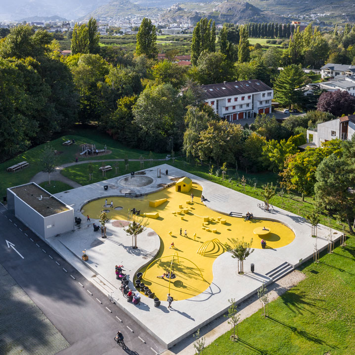 play space in bramois, sion