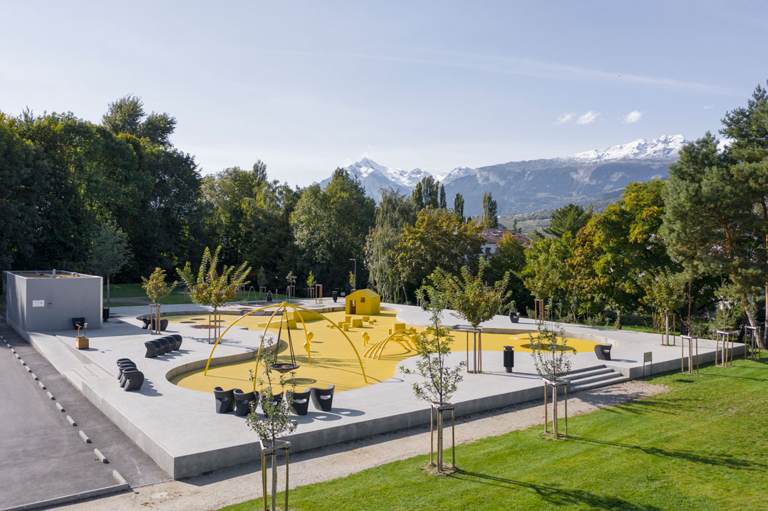 play space in bramois, sion