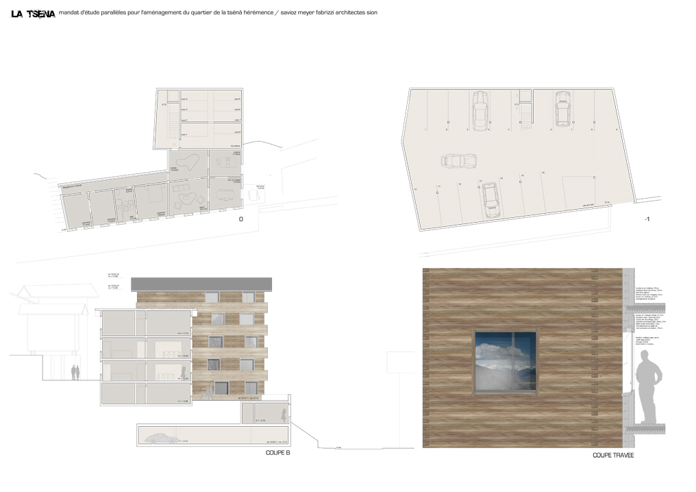 collective housing, hérémence, competition