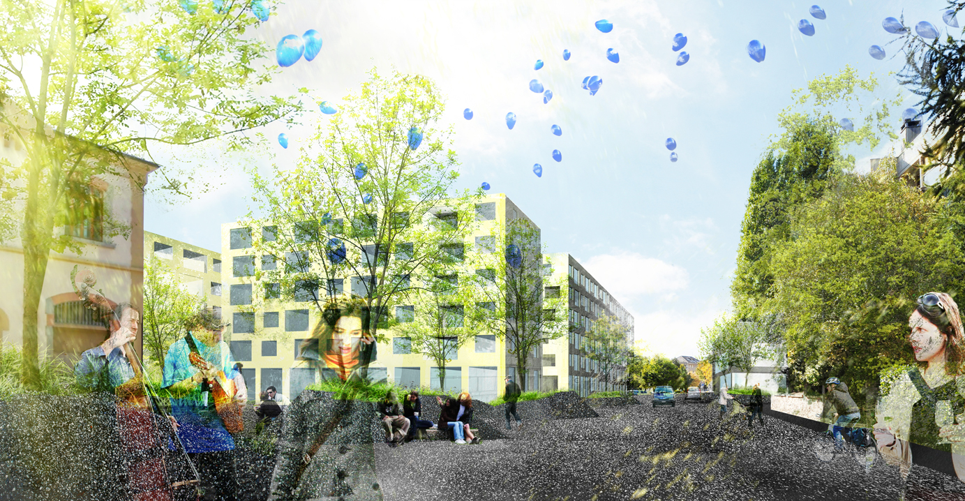 la matze apartments, sion, competition entry