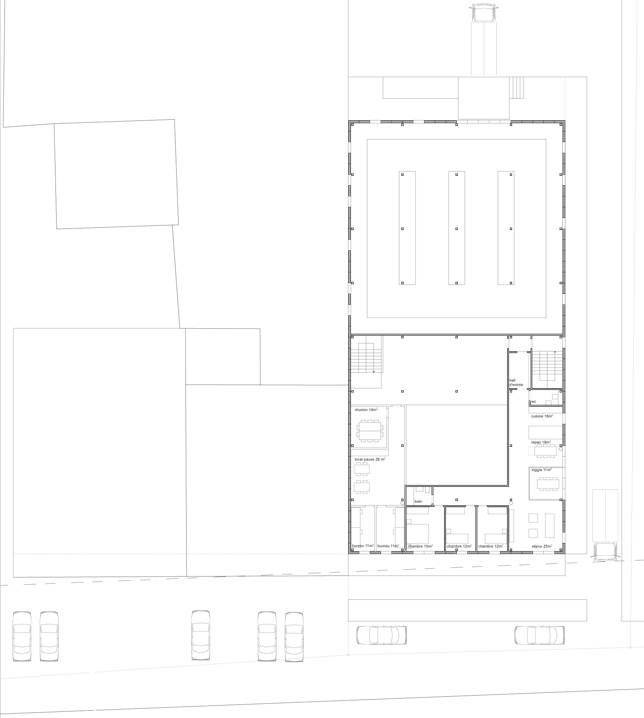 schauraum magie du feu, granges, projekt