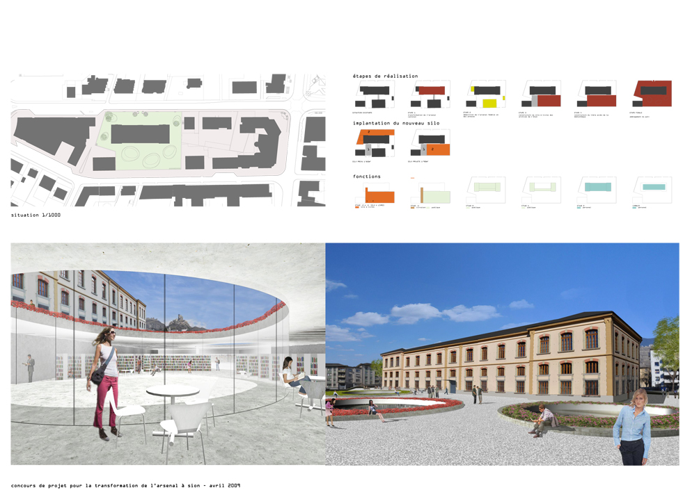 valais media centre, sion, conversion, competition, 3rd place