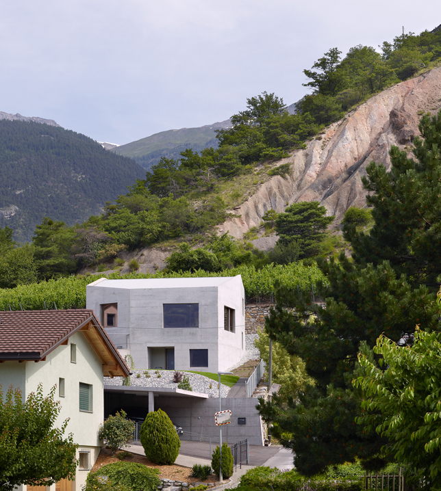 métrailler house, sierre