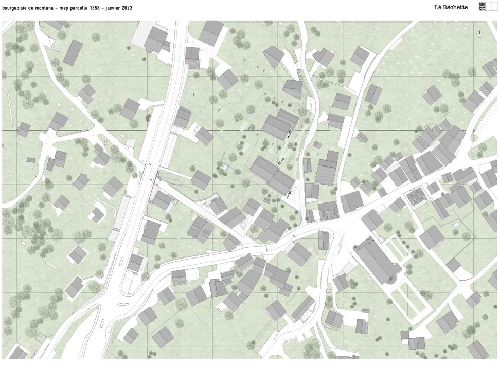 logements pour la bourgeoisie de montana, montana village - concours 1er prix