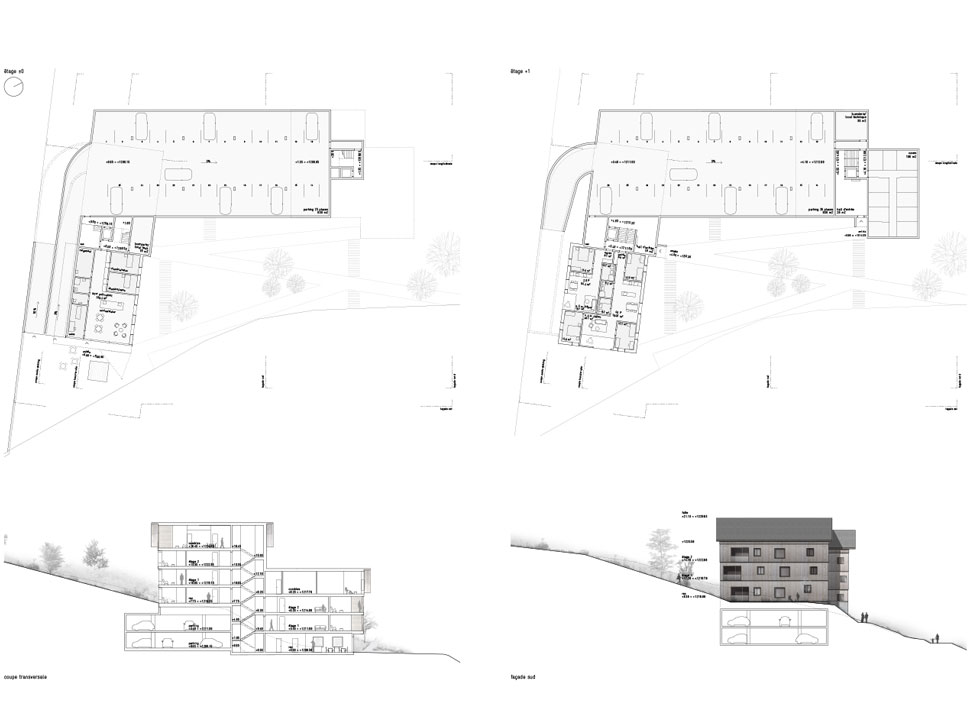 logements pour la bourgeoisie de montana, montana village - concours 1er prix