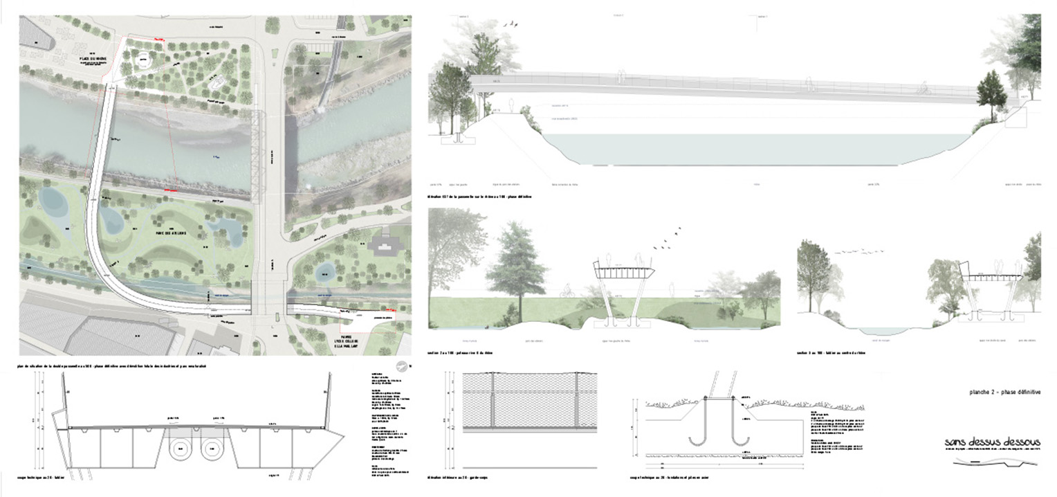 passerelle sainte-marguerite à sion - concours