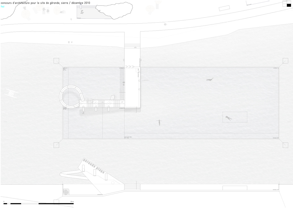 géronde swimming pool, sierre, competition, 2nd place