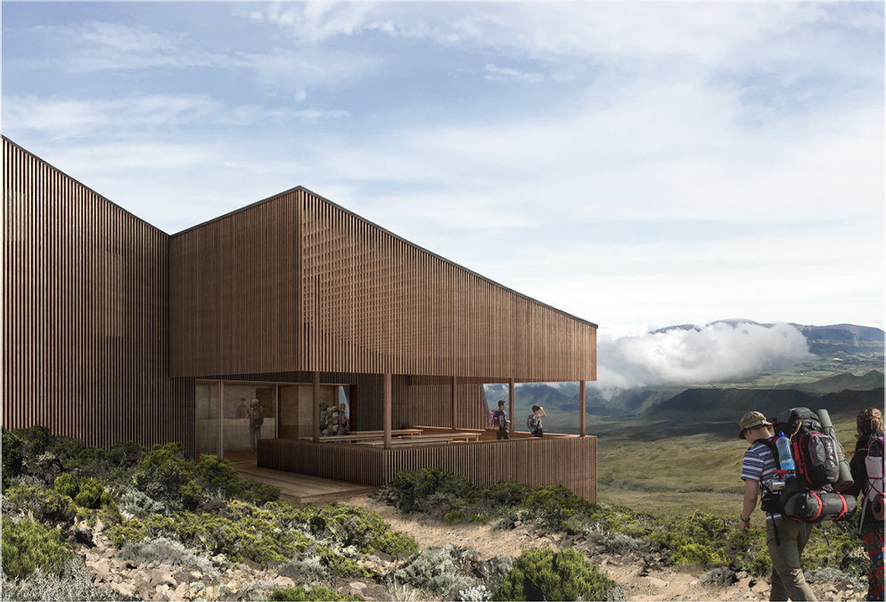 refuge du piton des neiges, île de la réunion, concours