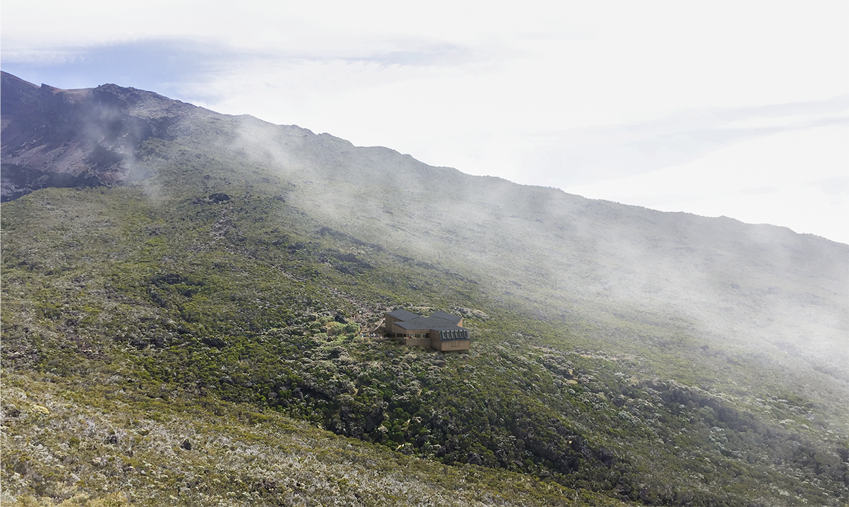 refuge du piton des neiges, île de la réunion, concours