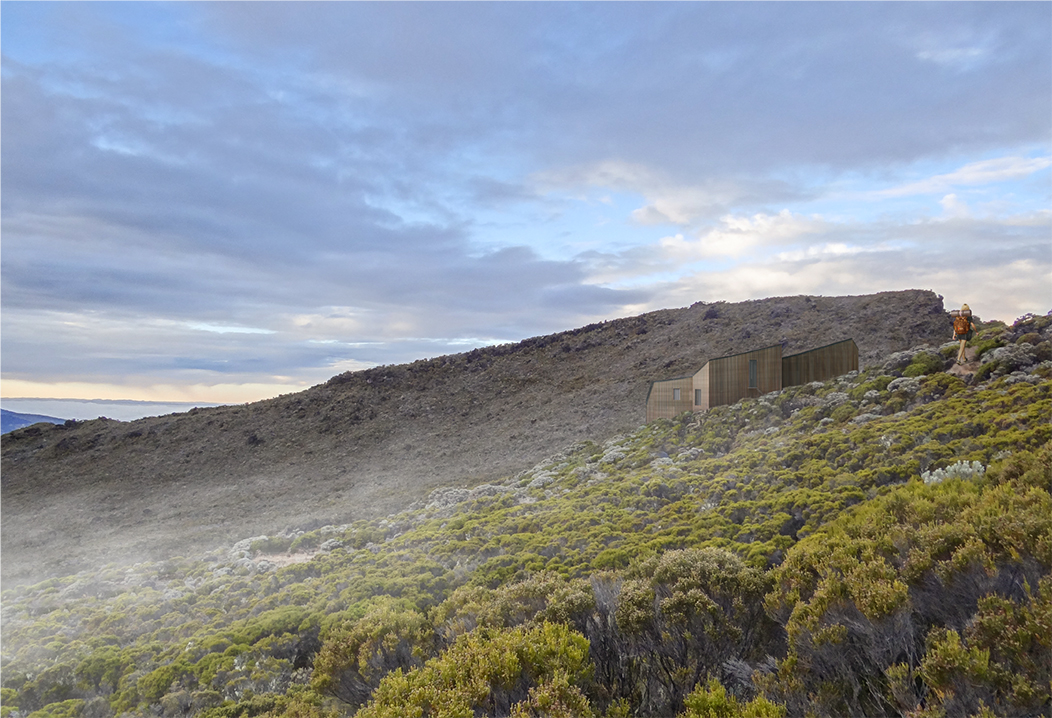 refuge du piton des neiges, île de la réunion, concours