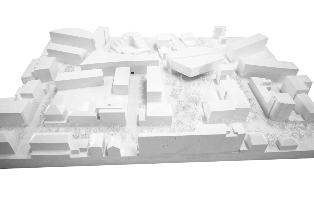 reorganisation of the place de rome, martigny, competition entry