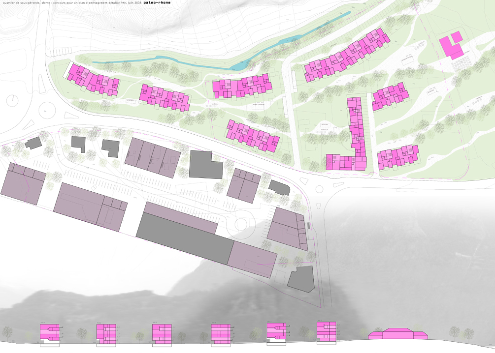 plan de quartier alcan, sierre, concours