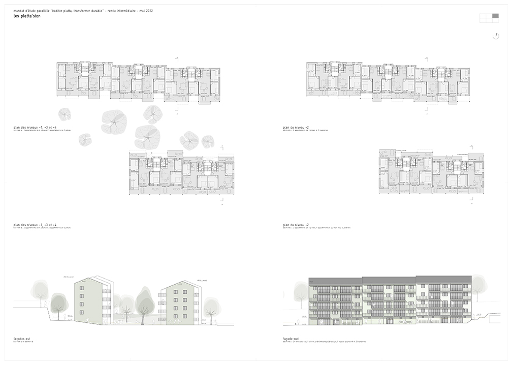 ''habiter platta, transformer durable'' fondation mon foyer, sion, concours