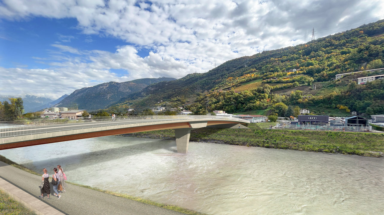 pont de la drague, sion - concours 5ème prix