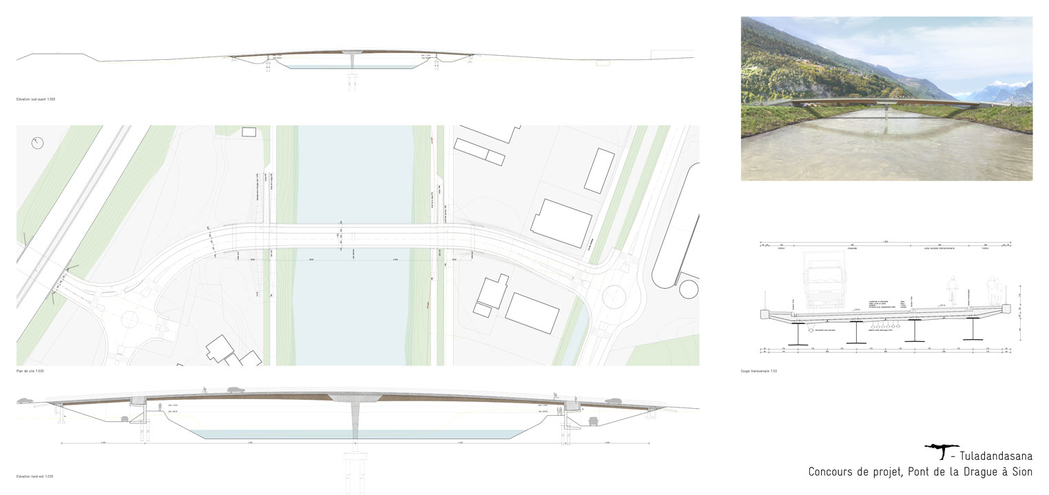 pont de la drague, sion - concours 5ème prix