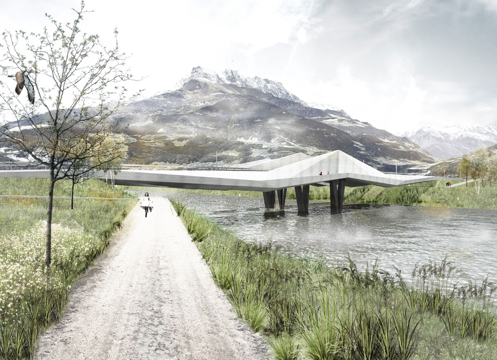 ponts routier et ferroviaire sur le rhône à st-triphon, concours 2017