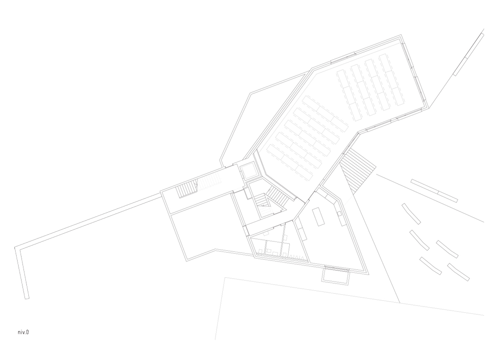 salles communales, saxon, plans