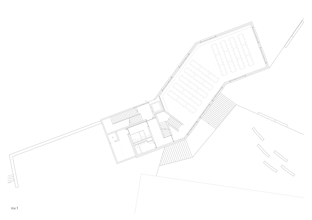 salles communales, saxon, plans